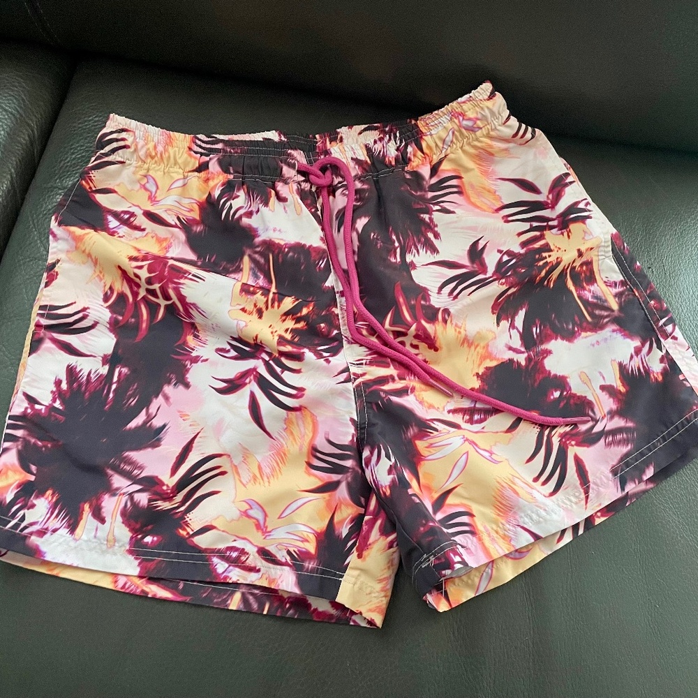 8 BY YOOX SWIM/BEACH SHORTS SIZE S 100% POLY